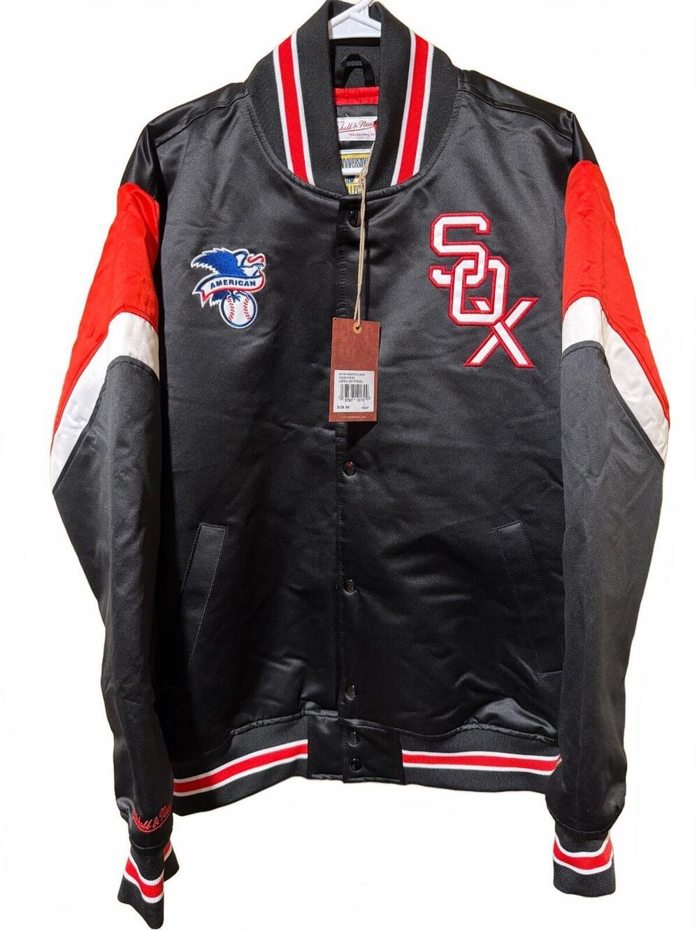 Mitchell & Ness Chicago White Sox MLB Heavyweight Satin Jacket Large